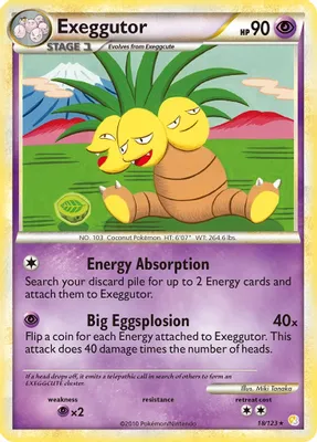Exeggutor from HeartGold SoulSilver