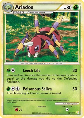 Ariados from HeartGold SoulSilver
