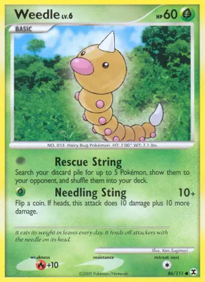 Weedle from Rising Rivals