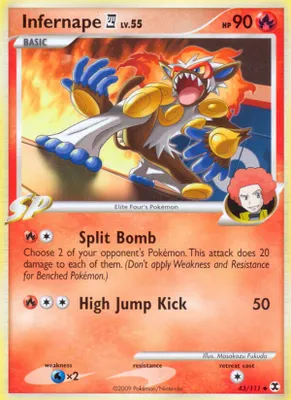 Infernape E4 from Rising Rivals