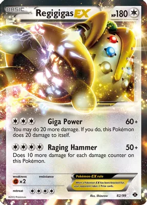 Regigigas EX from Next Destinies