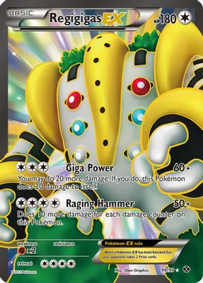Regigigas EX (99 Full Art) from Next Destinies