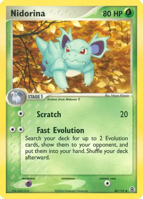 Nidorina from EX FireRed & LeafGreen