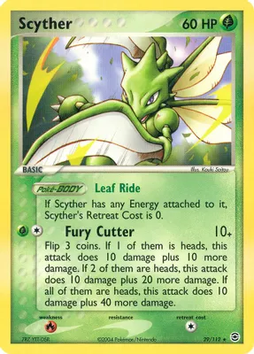 Scyther from EX FireRed & LeafGreen
