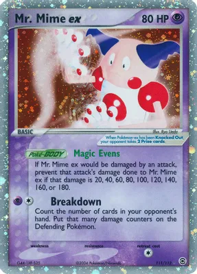 Mr. Mime ex - 111/112 from EX FireRed & LeafGreen