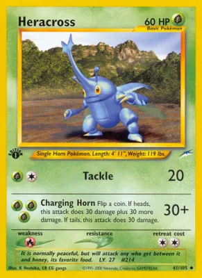 Heracross from Neo Destiny