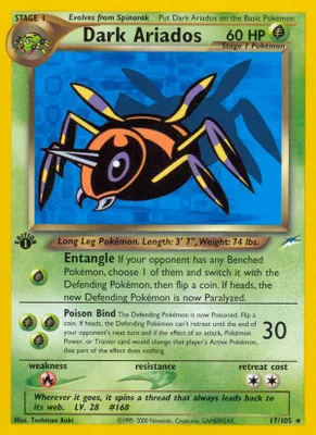 Dark Ariados from Neo Destiny