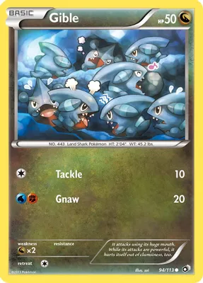 Gible from Legendary Treasures