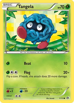 Tangela from Legendary Treasures