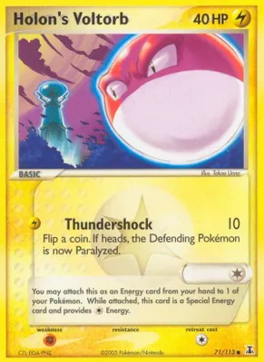Holon's Voltorb from EX Delta Species