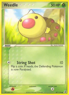 Weedle from EX Delta Species