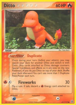 Ditto - 61/113 (Charmander) from EX Delta Species