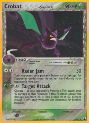 Crobat (Delta Species) from EX Delta Species