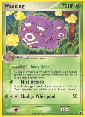 Weezing from EX Delta Species
