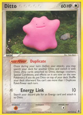 Ditto from EX Delta Species
