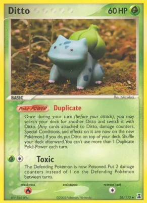 Ditto (Bulbasaur) from EX Delta Species