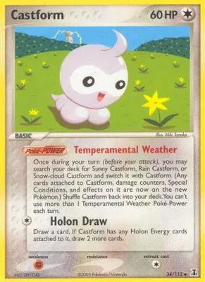 Castform from EX Delta Species