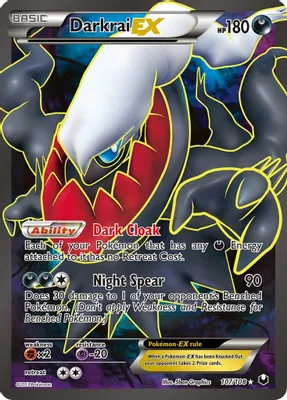 Darkrai EX (107 Full Art) from Dark Explorers