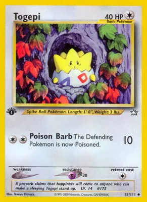 Togepi from Neo Genesis