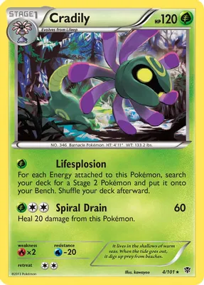 Cradily from Plasma Blast