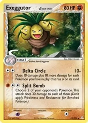 Exeggutor (Delta Species) from EX Holon Phantoms