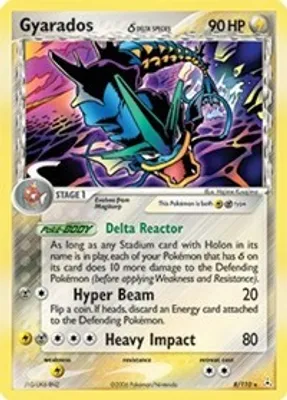 Gyarados (Delta Species) from EX Holon Phantoms