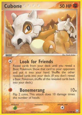 Cubone from EX Team Rocket Returns