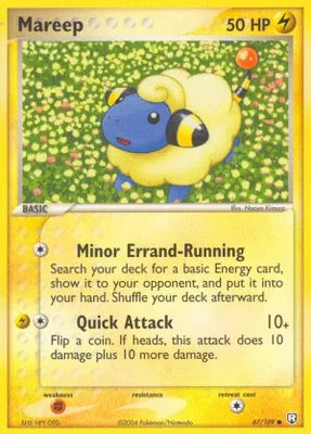 Mareep from EX Team Rocket Returns