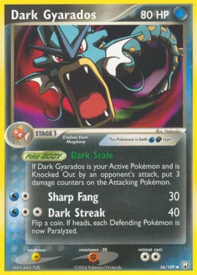 Dark Gyarados from EX Team Rocket Returns