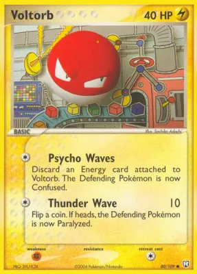 Voltorb from EX Team Rocket Returns