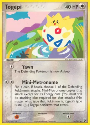 Togepi from EX Team Rocket Returns