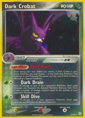 Dark Crobat from EX Team Rocket Returns