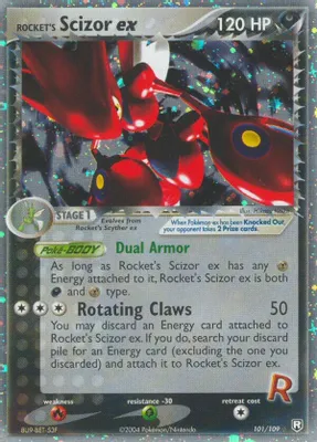 Rocket's Scizor ex from EX Team Rocket Returns