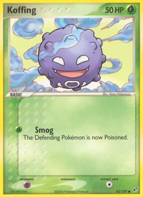 Koffing from EX Deoxys