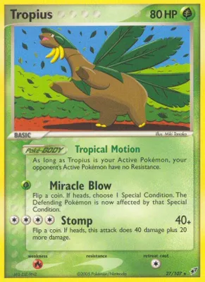 Tropius from EX Deoxys