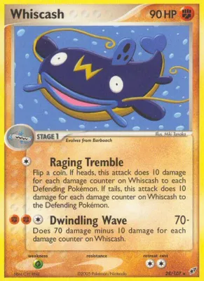 Whiscash from EX Deoxys