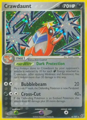 Crawdaunt from EX Deoxys