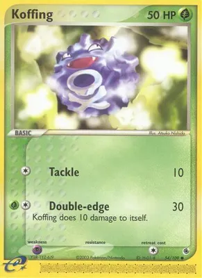 Koffing from EX Ruby and Sapphire