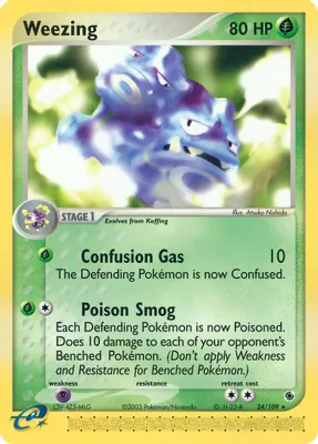 Weezing from EX Ruby and Sapphire