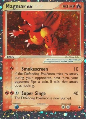 Magmar ex from EX Ruby and Sapphire