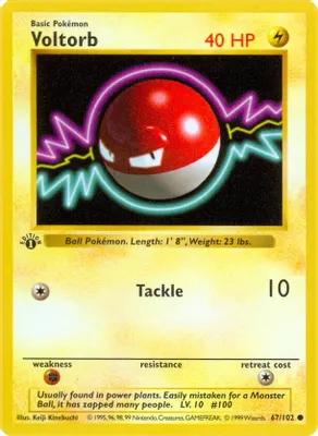 Voltorb from Base Set (Shadowless)