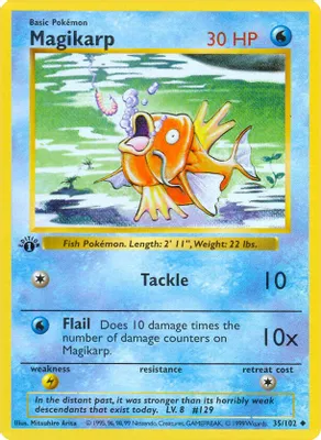Magikarp from Base Set (Shadowless)