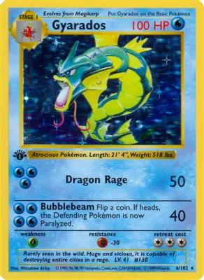 Gyarados from Base Set (Shadowless)