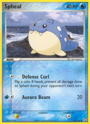 Spheal from EX Power Keepers