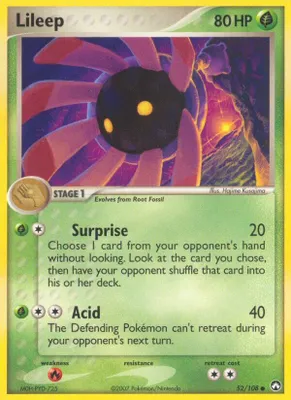 Lileep from EX Power Keepers