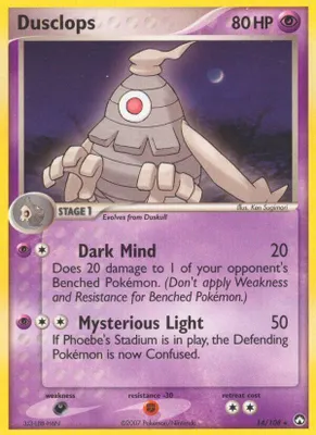 Dusclops from EX Power Keepers