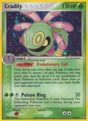 Cradily from EX Power Keepers
