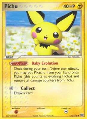 Pichu from EX Emerald