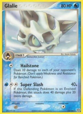 Glalie from EX Emerald