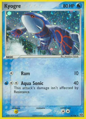 Kyogre - 006/106 from EX Emerald